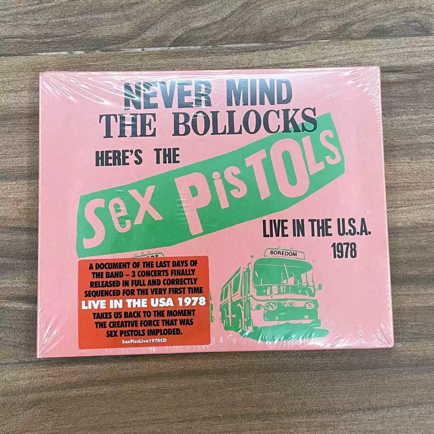 CD de musique punk britannique des années 70, documentaire de tournée américaine vintage, portrait d
