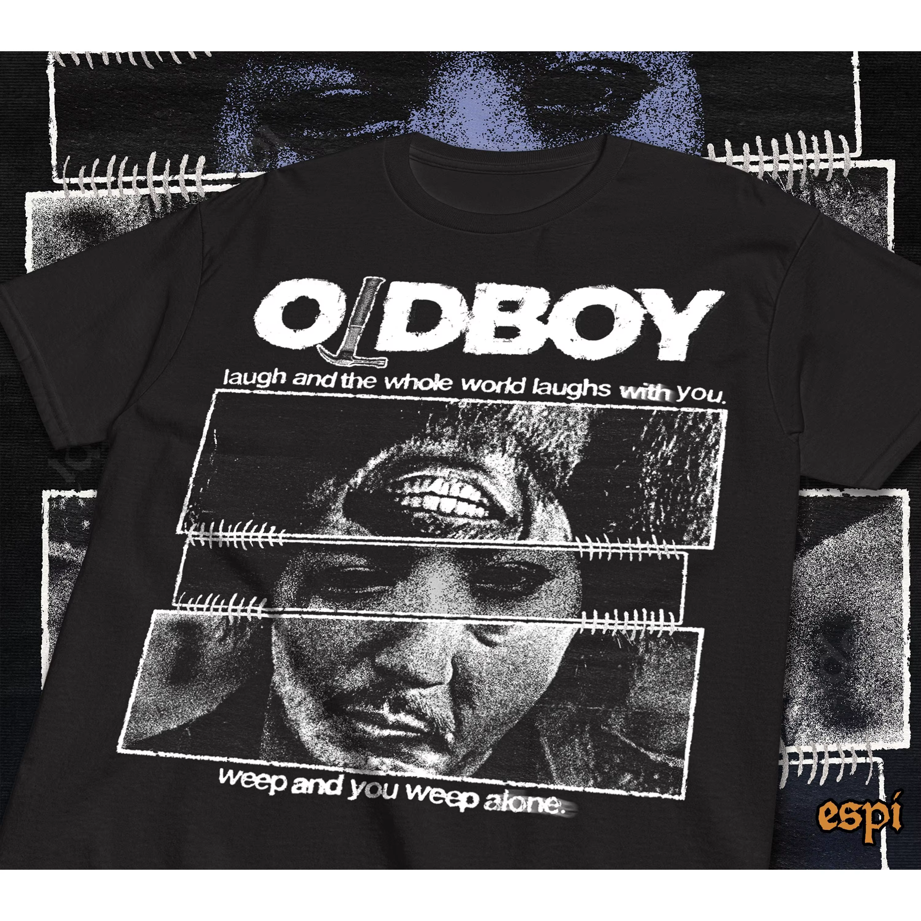 T-shirt du film Oldboy, best-seller de l'été, film de Park Chan, t-shirt de cinéma coréen pour homme