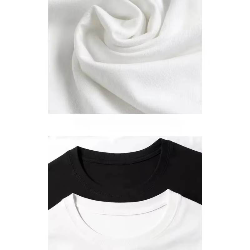 Nouveau t-shirt à manches courtes en coton 100% pur, adapté aux hommes et aux femmes. C'est un style