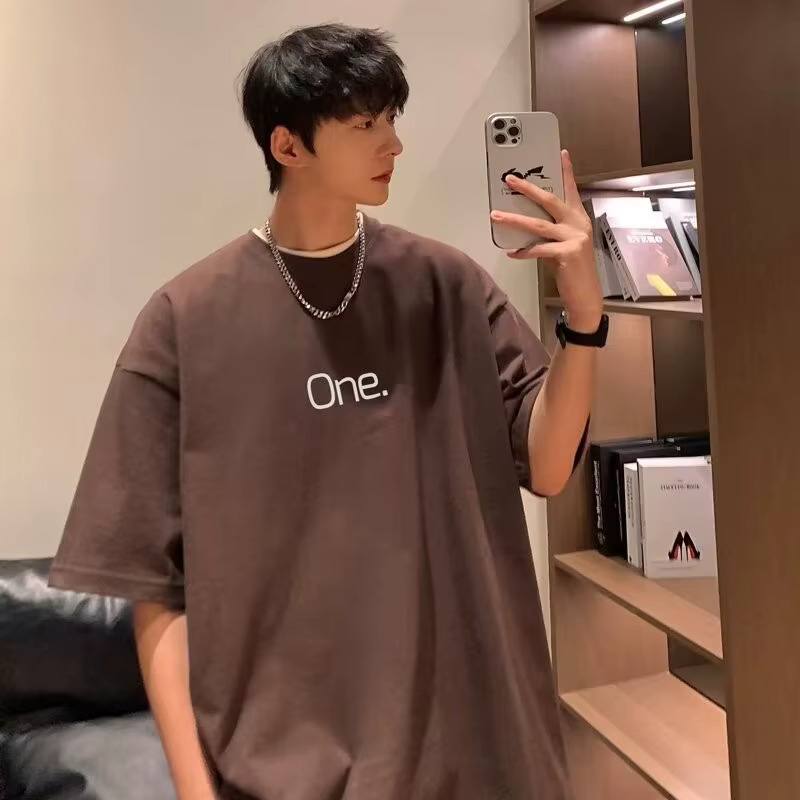 【M-8XL 】 Tee Respzed pour hommes Lettres adt décontractées avec sens un T-shirt imprimé Convient aux