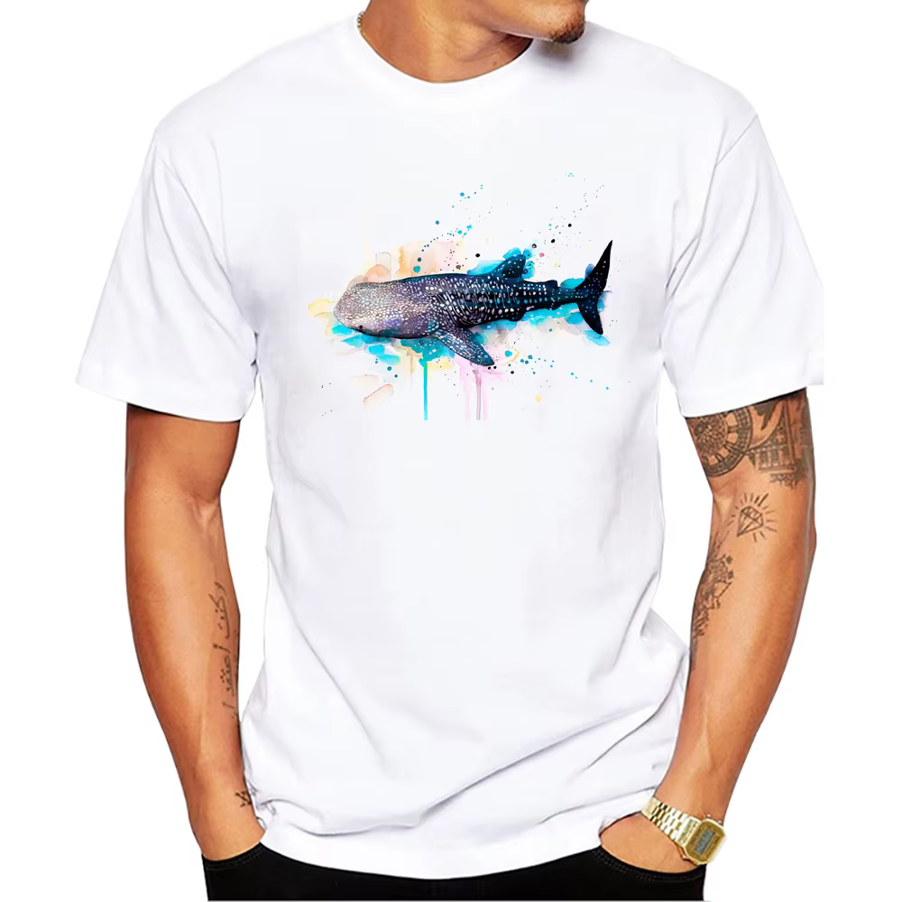 TEEHUB-T-Shirt à Manches Courtes et Col Rond pour Homme Streetwear Décontracté