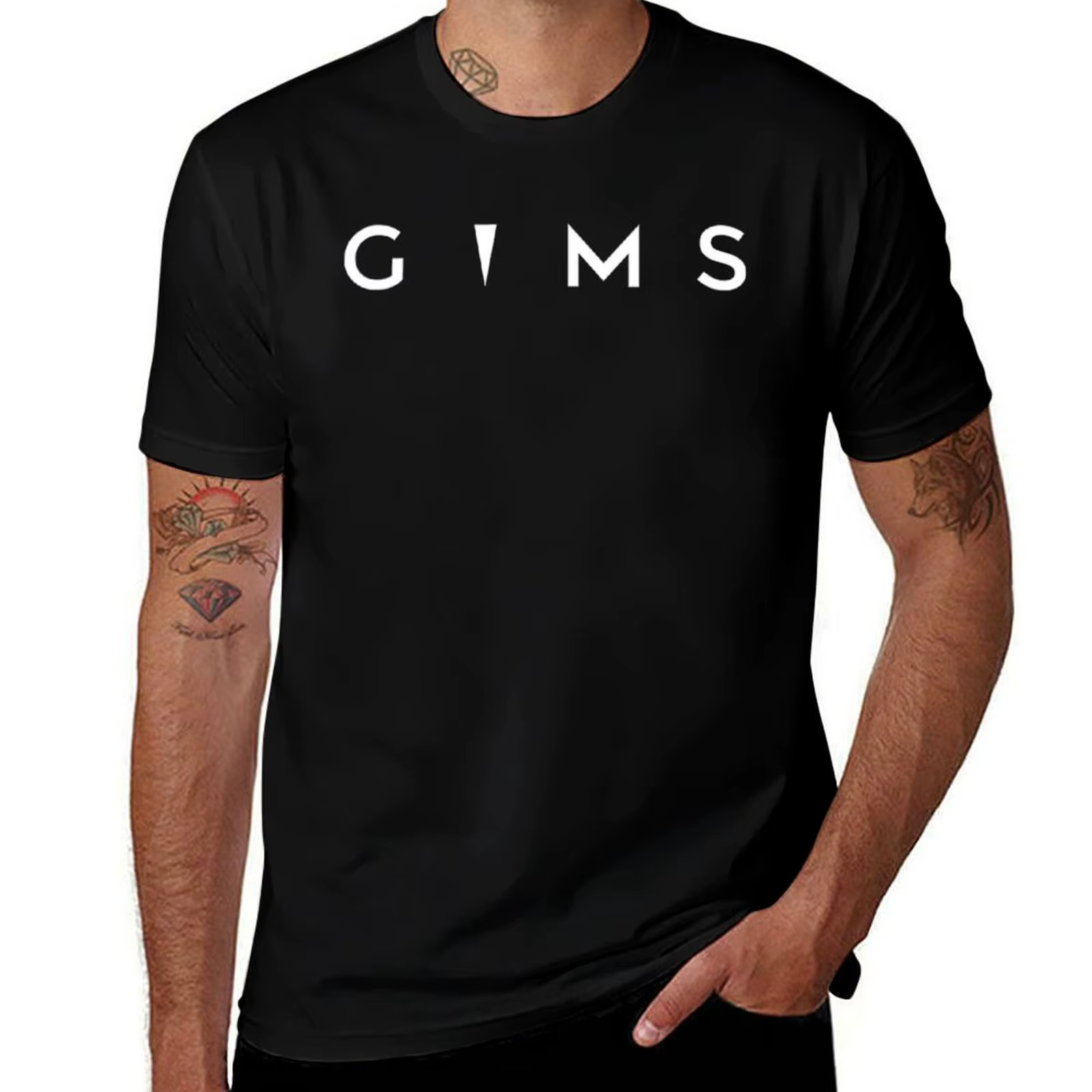 T-Shirt Master Gims pour hommes, personnalisé, essentiel, vintage