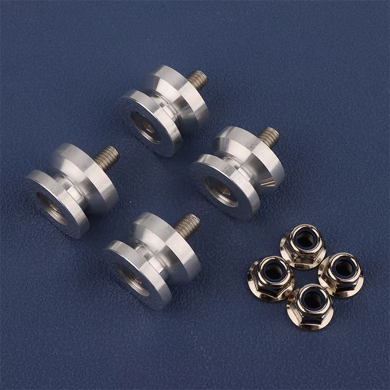 Support de fixation de haute qualité pour top case moto, lot de 4, avec boucle de fixation pour boît