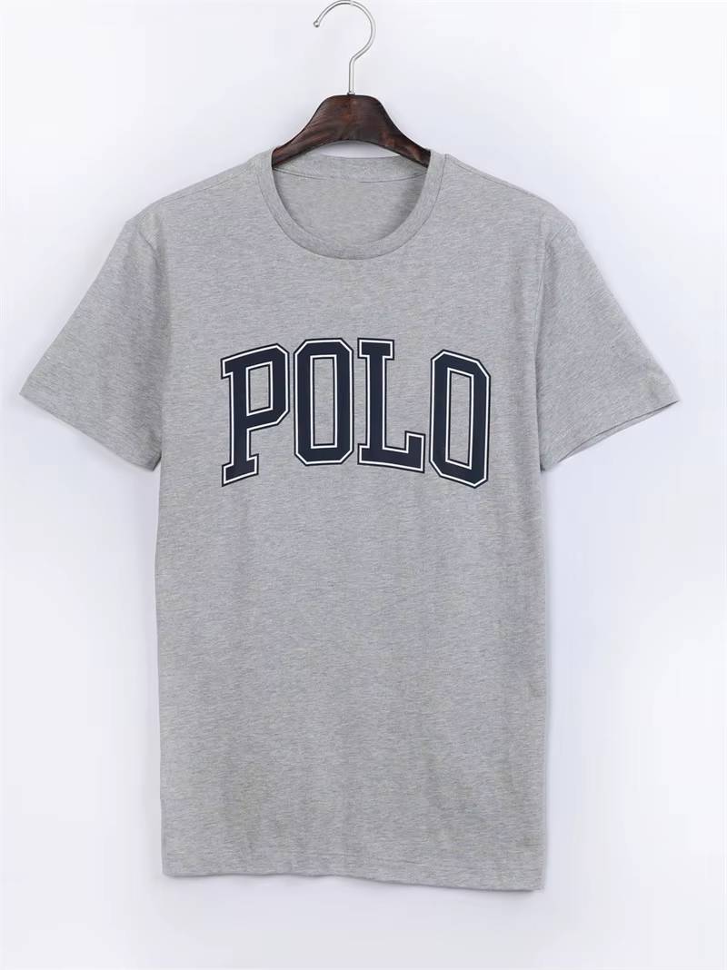 T-shirt Polo Homme Lettres – Nouvelle Collection Printemps-Été – Tendance Décontractée et Simple – H