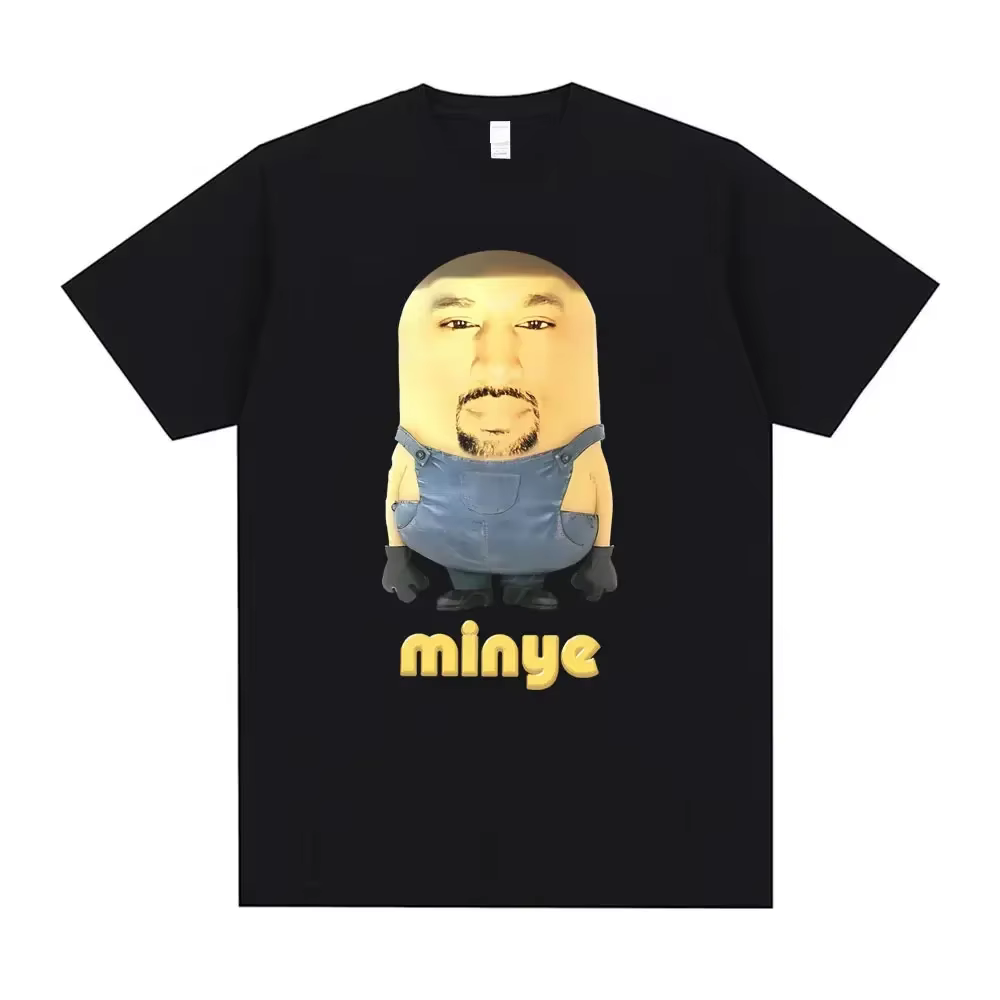 Rappeur Kanye West Minye drôle Meme t-shirt femmes Hip Hop Vintage surdimensionné t-shirt femmes déc