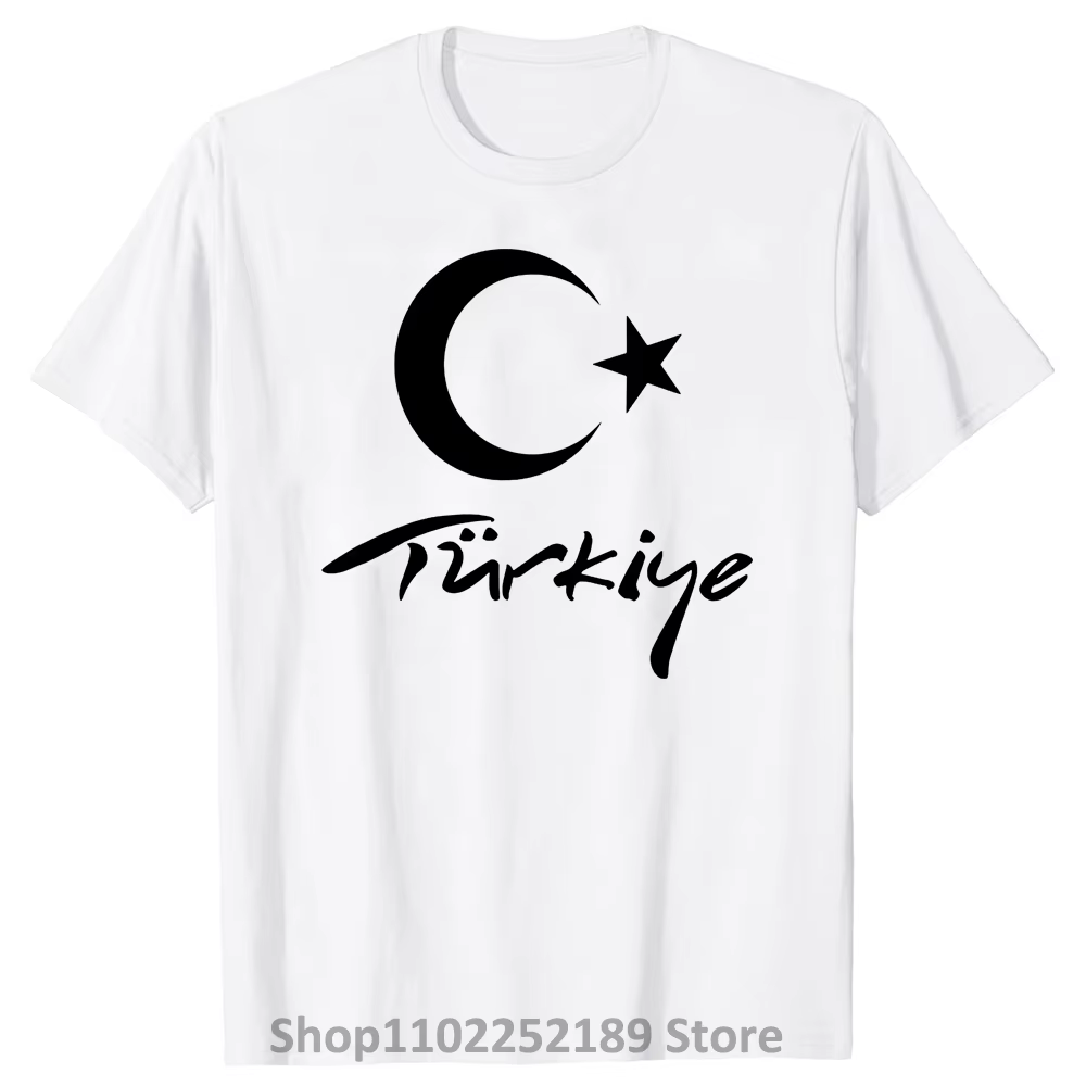 T-shirt de sensation nationale de la Turquie pour hommes, Économie TUR, équipe de la nation, coton, 