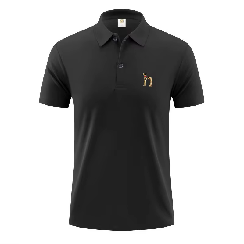 Golf New Polo à manches courtes pour hommes, décontracté et élégant, respirant, confortable et polyv