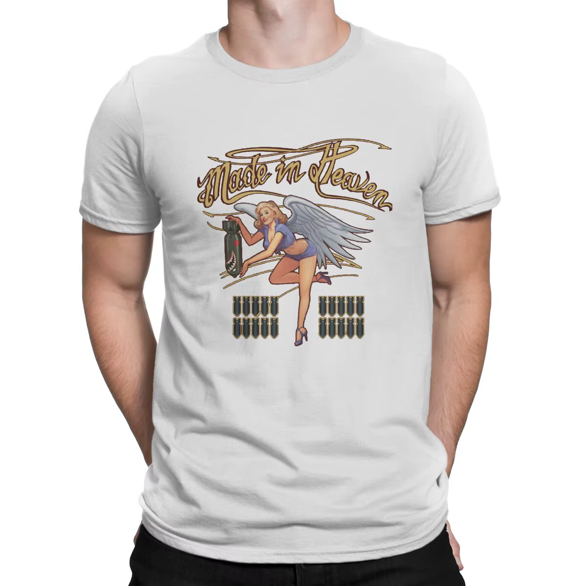 R-Resident Evil Game T-shirt pour homme, pur coton, col rond bombe, cadeau distinctif, vêtements d'e