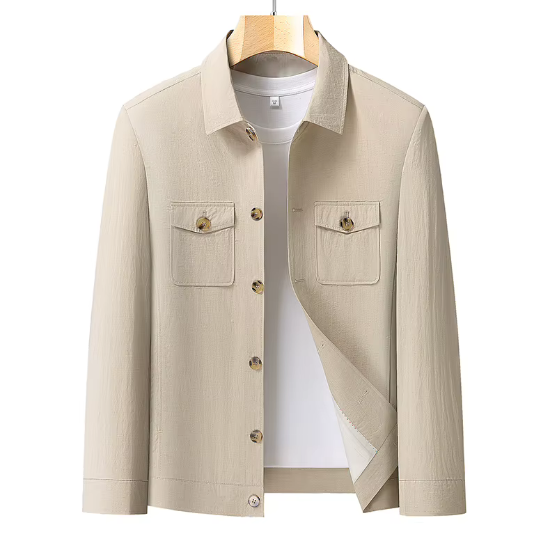 Veste en lin pour homme, tendance et décontractée, idéale pour le camping, la pêche, la randonnée, l