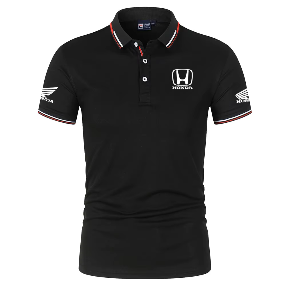 Honda Logo Racing Team hommes Polo été à manches courtes décontracté hommes Polo T-shirt 2025 nouvel