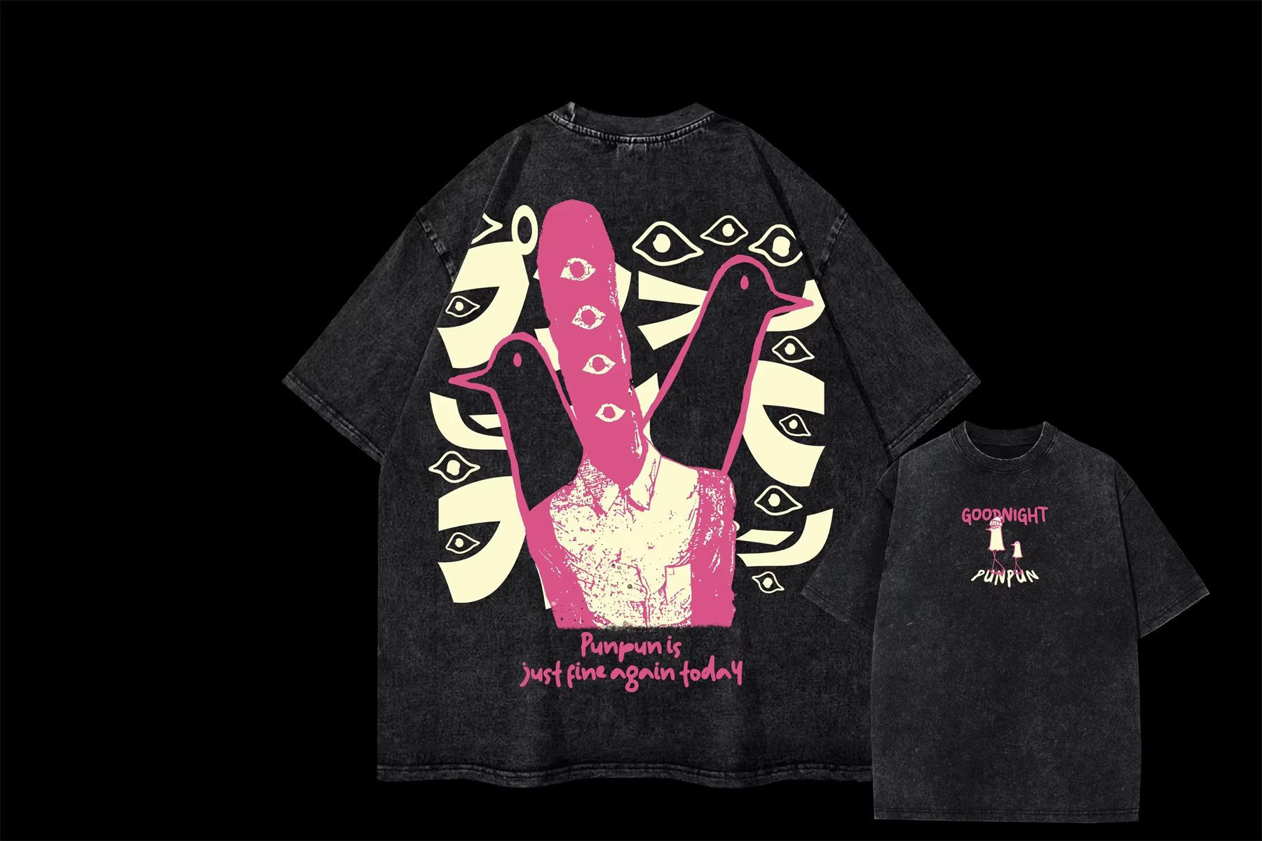 GOODNIGHT PUNPUN graphique T-shirt pour hommes femmes vêtements T-shirt été à manches courtes t-shir