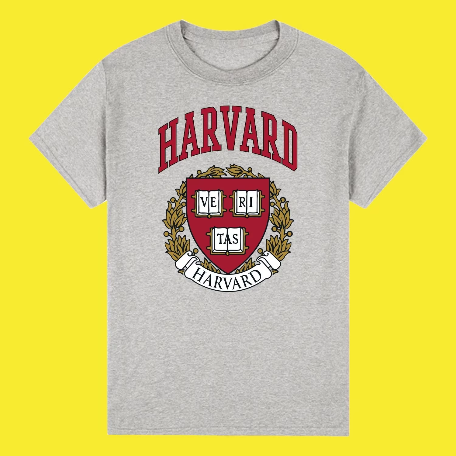 Harvard University - The Drama - Zendaya T-shirt unisexe de style masculin, col rond, en coton, manc