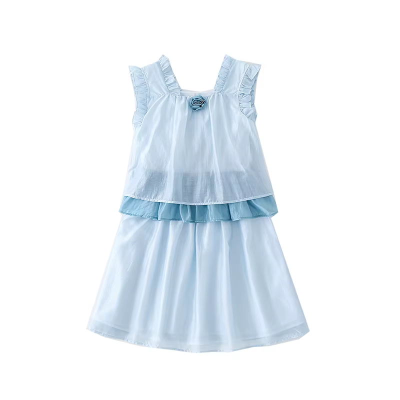 Débardeur à volants pour filles, hauts doux, Baggy décontracté, mode d'été, Style coréen, Simple, es