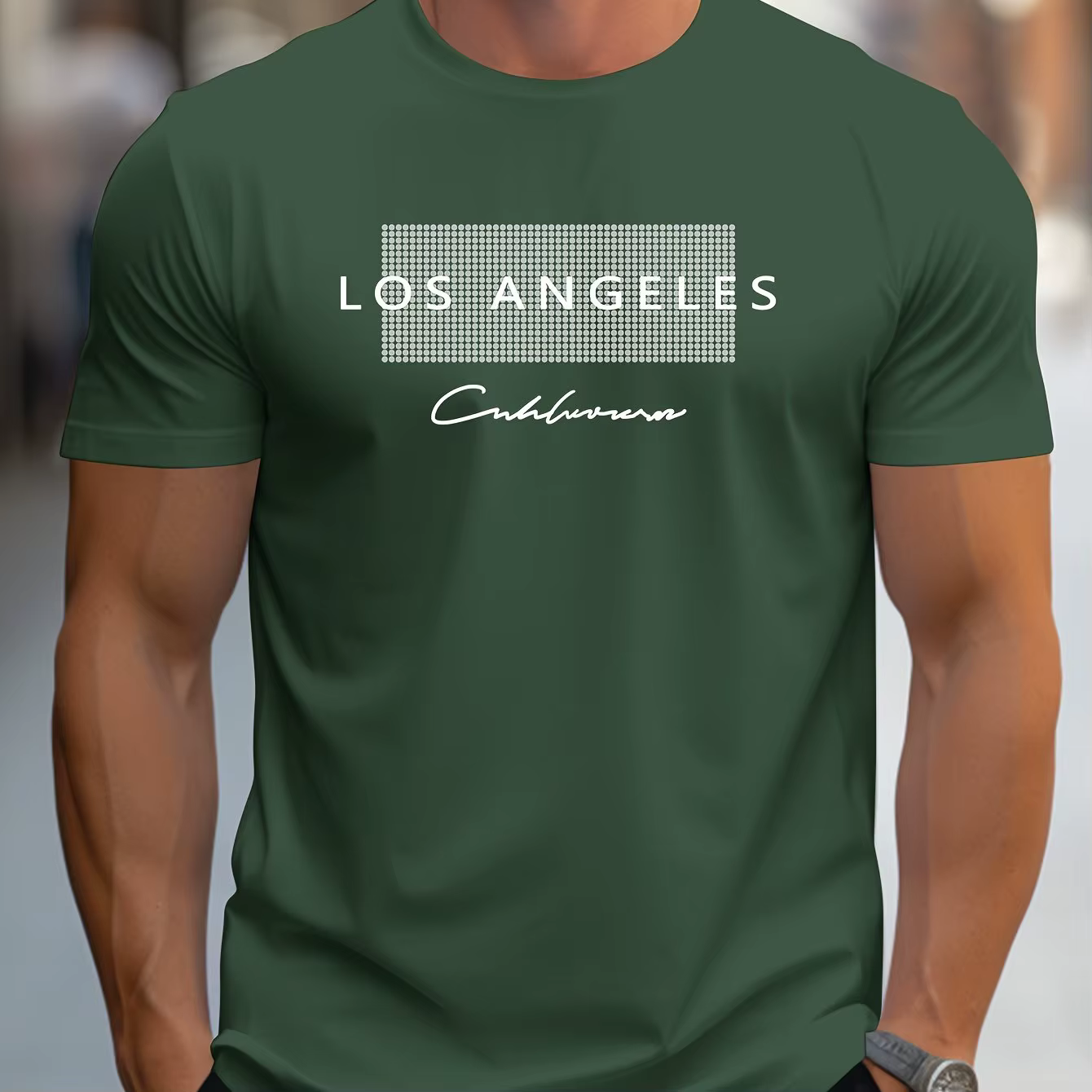 T-shirt d'été à manches courtes et col rond pour hommes, coupe ample, grande taille, imprimé graphiq