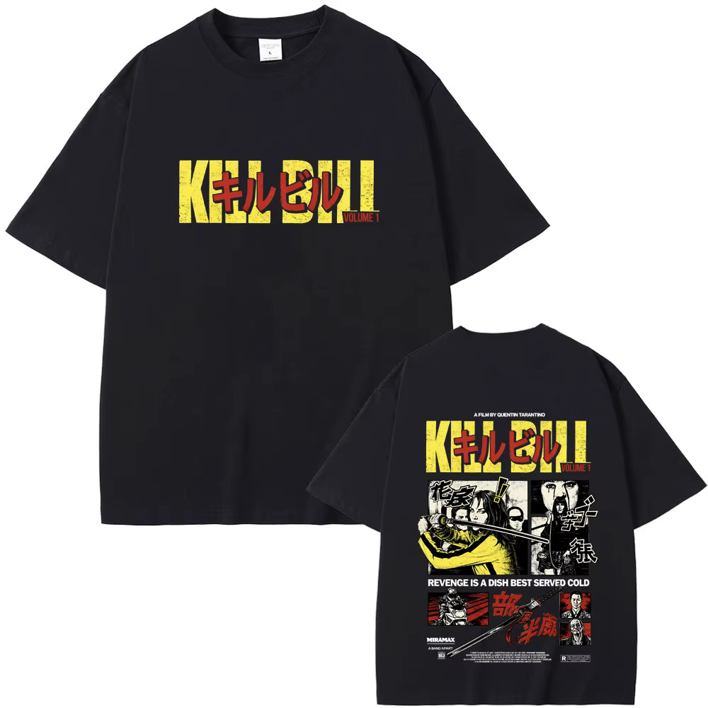 T-shirt du film Kill Bill The Whole Bloody Affair, Quentin Tarantino, Pulp Fiction, pour hommes et f