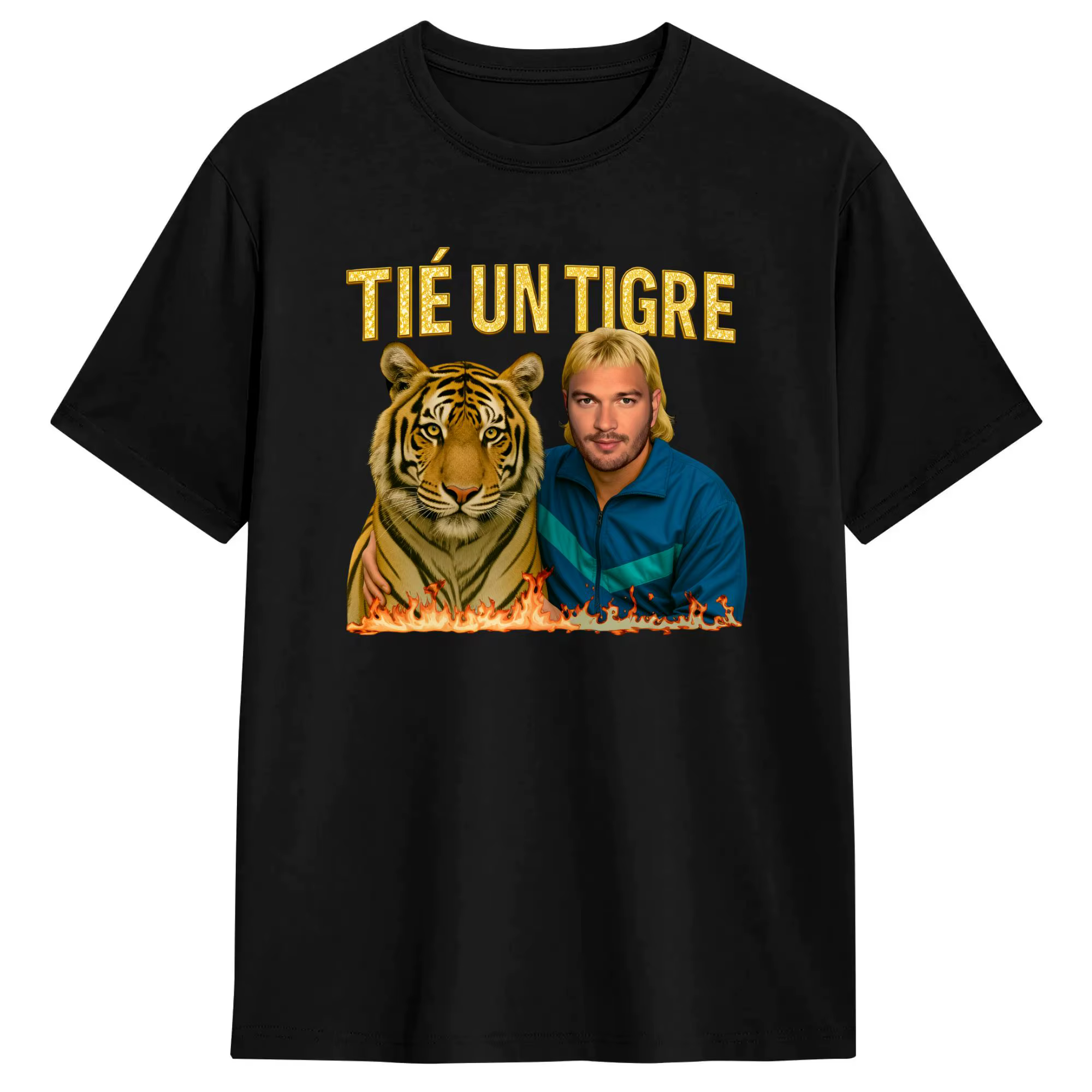 T-shirt pour hommes et femmes, Jul 'Tu es un tigre', T-Shirts Hip Hop, T-shirts d'été, hauts en coto