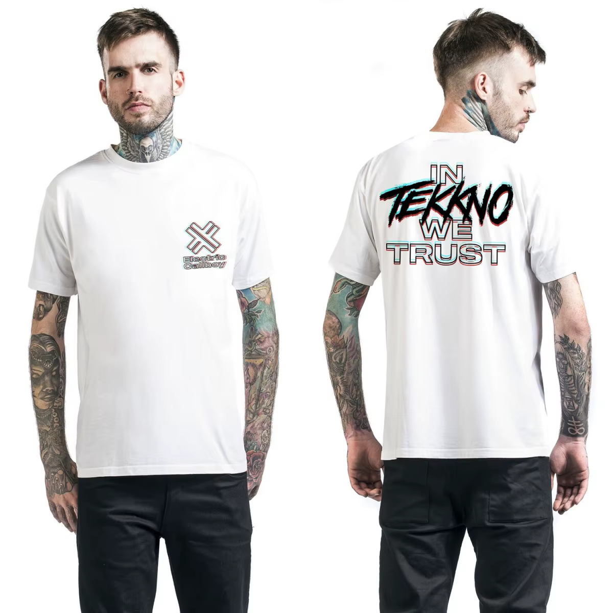 T-shirt en coton graphique Rare Electric Callboy unisexe, manches courtes, mode estivale, tee-shirt 