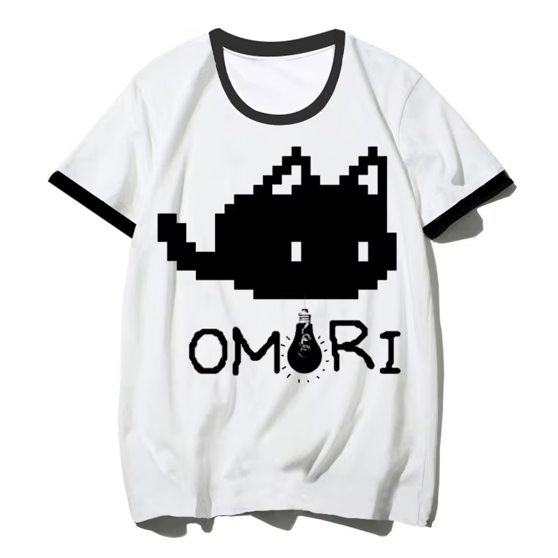 T-shirt graphique Anime pour hommes, Streetwear décontracté, Top Tees, Vêtements Y2K, Vêtements pour