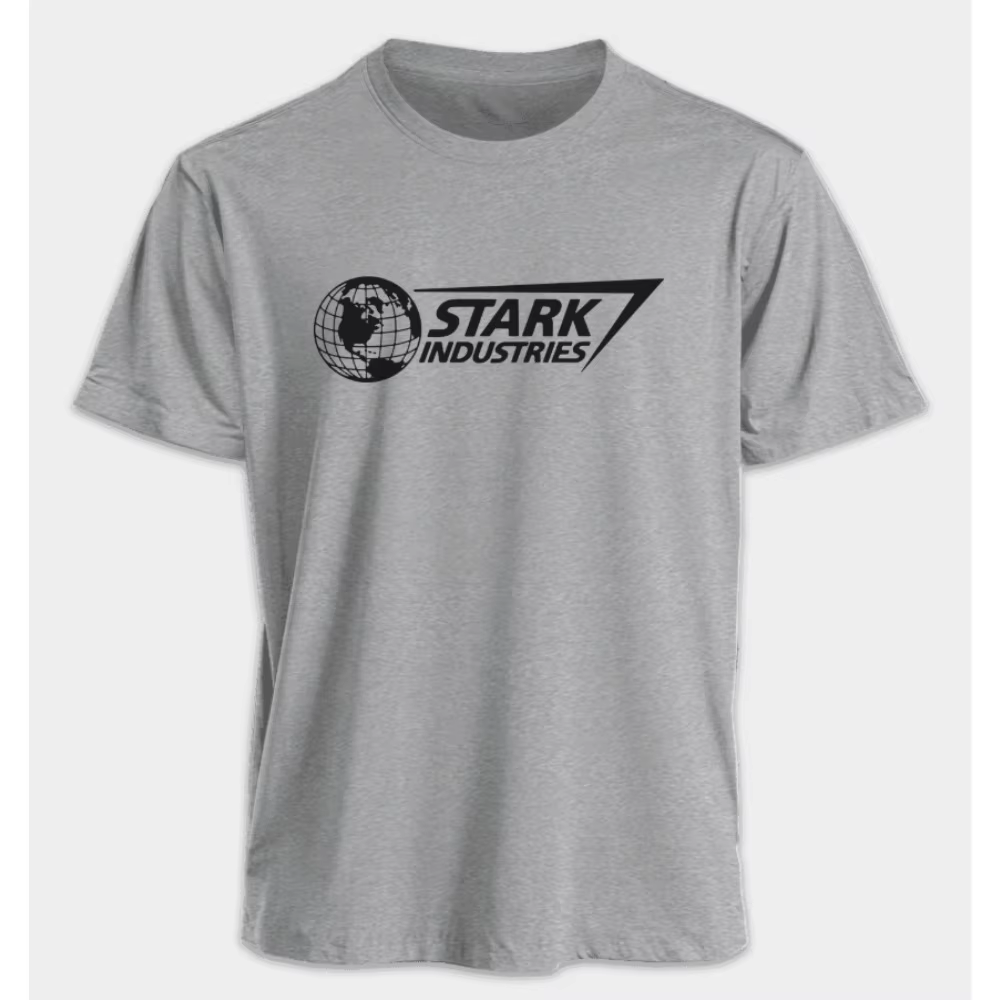 T-shirts Marvel pour hommes et femmes Iron Man Stark Industries, été, printemps et automne, style sp