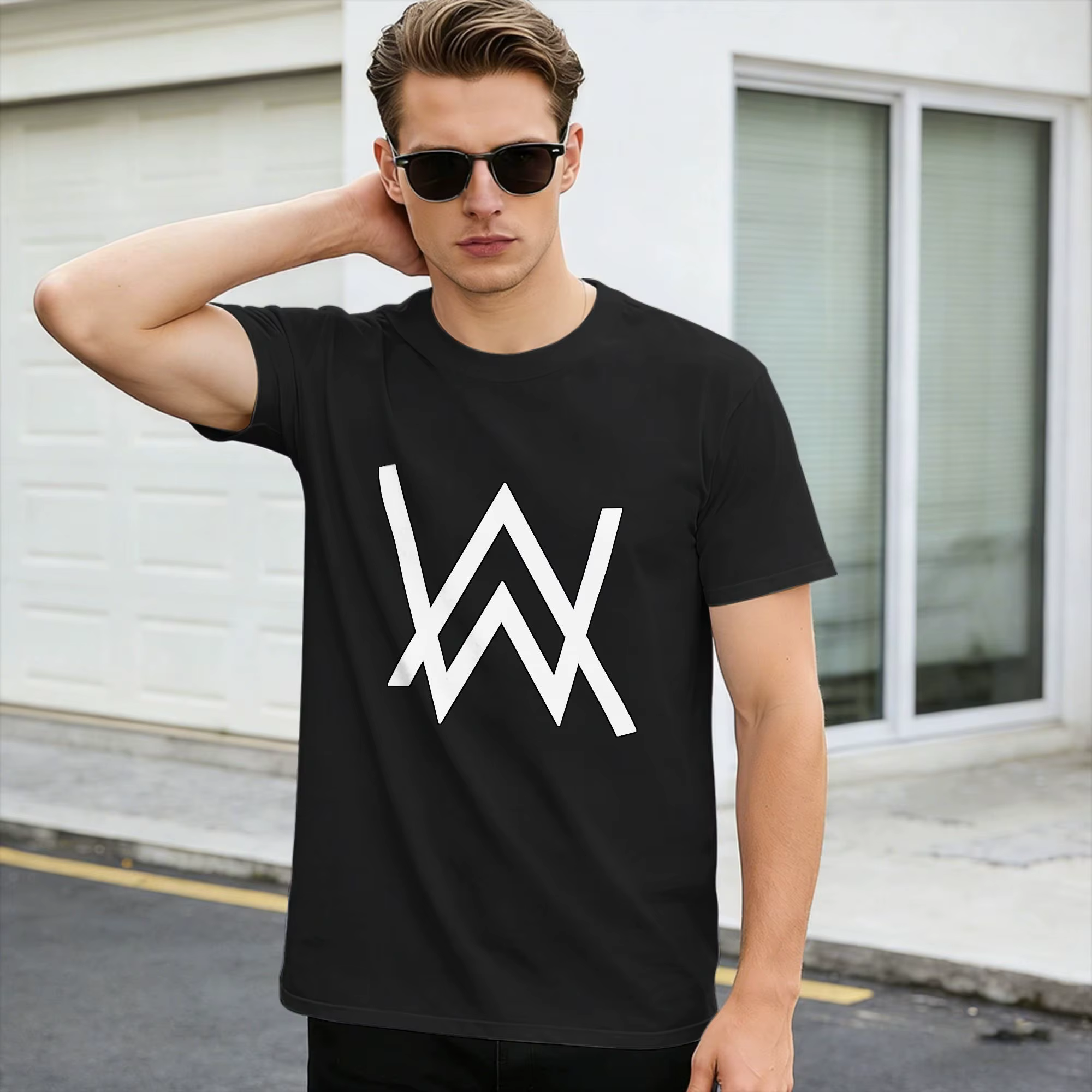 T-Shirt homme A-Alan Walker, T-Shirt d'été à la mode, en coton Vintage, cadeau d'anniversaire