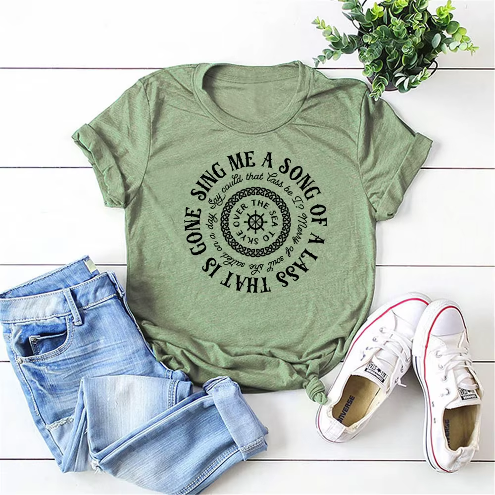 T-Shirt de la série Sing Me a Song Skye Boat Outlander Book, T-Shirt de la série Tv, T-Shirt de la s