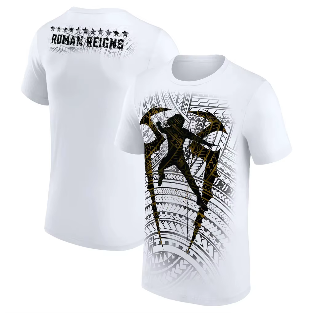 T-shirt en coton respirant pour homme, motif tribal Roman Reigns, haute qualité, tendance, pour l'ét