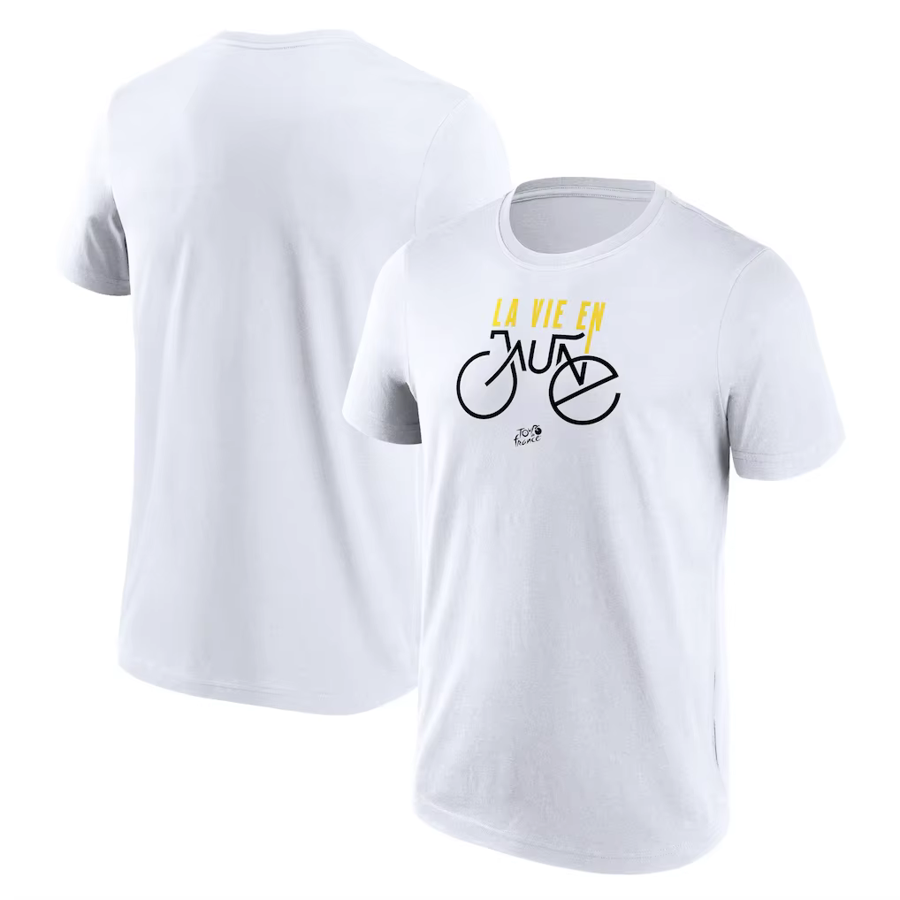 T-shirt Tour de France 2026 pour hommes, style cycliste, impression graphique haut de gamme, luxe un