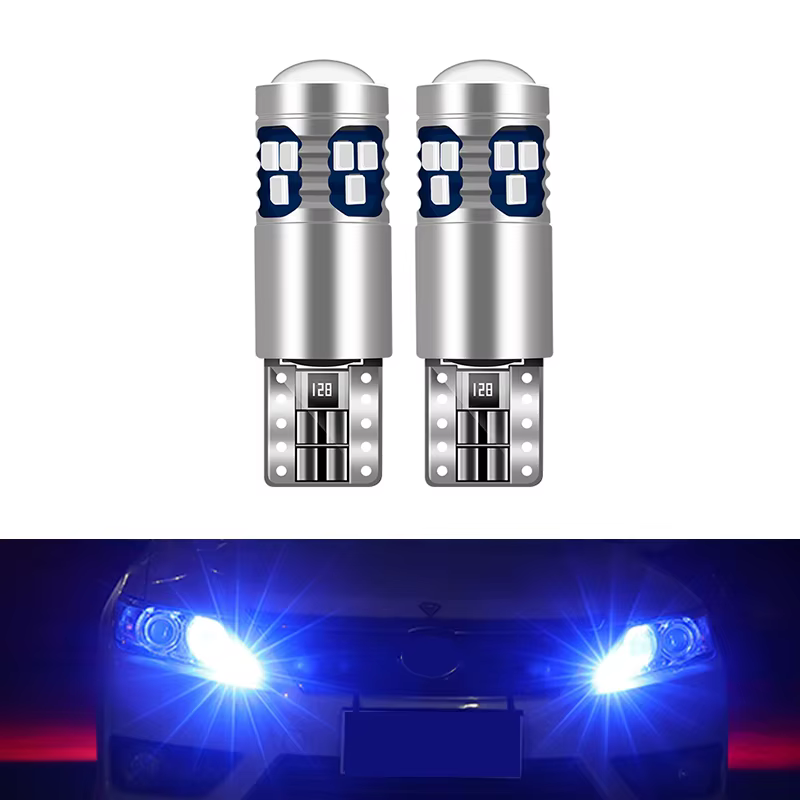 Pour Volkswagen VW Golf 4 5 6 7 MK4 MK5 MK6 MK7 Polo 6R 9N Passat Scirocco R 2 pièces Ampoules LED T