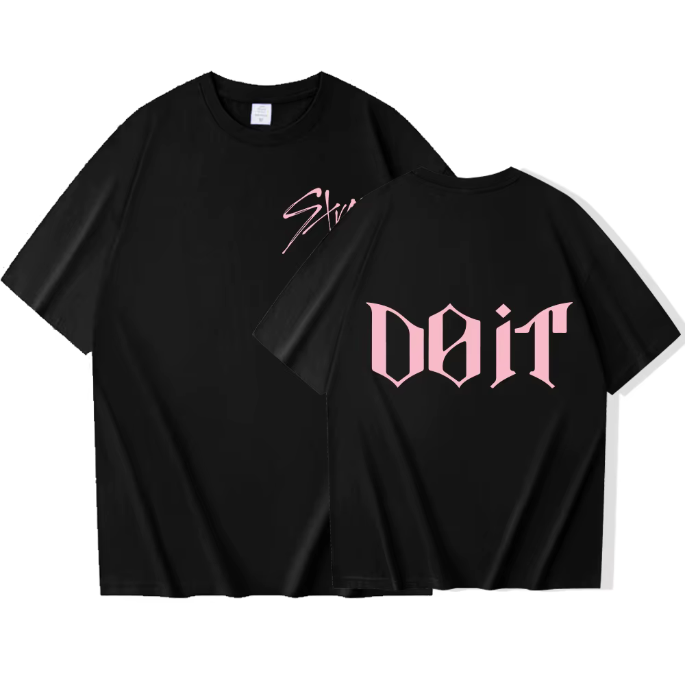 Kpop Album DO IT T-shirt homme femme Harajuku manches courtes col rond chemises décontractées Fan ca