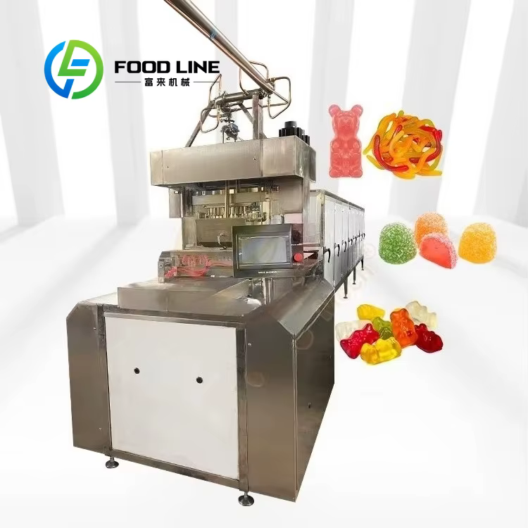 Jelly Sweet Gummy Bear dépôt bonbons faire Machine fabrication Bonbon petite ligne de Production ent