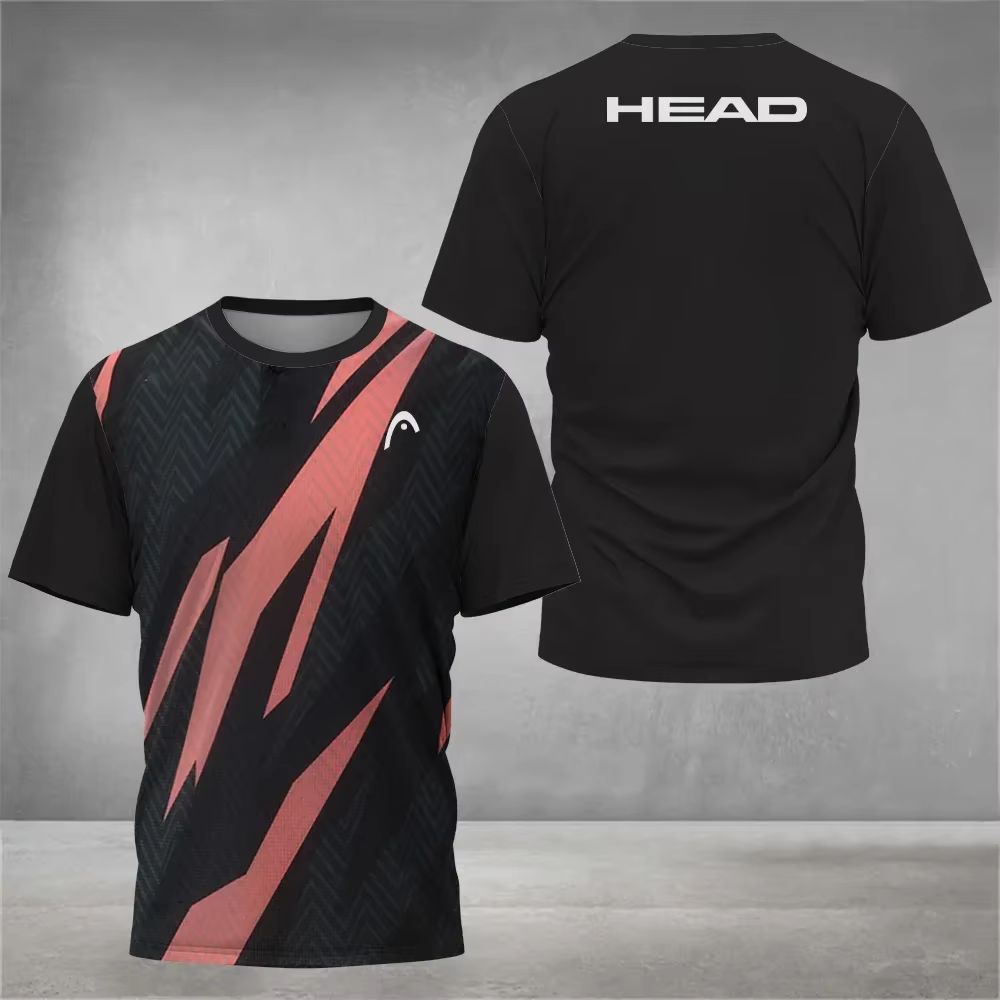 T-shirt d'été respirant pour homme, idéal pour le tennis de table et le badminton en plein air, avec