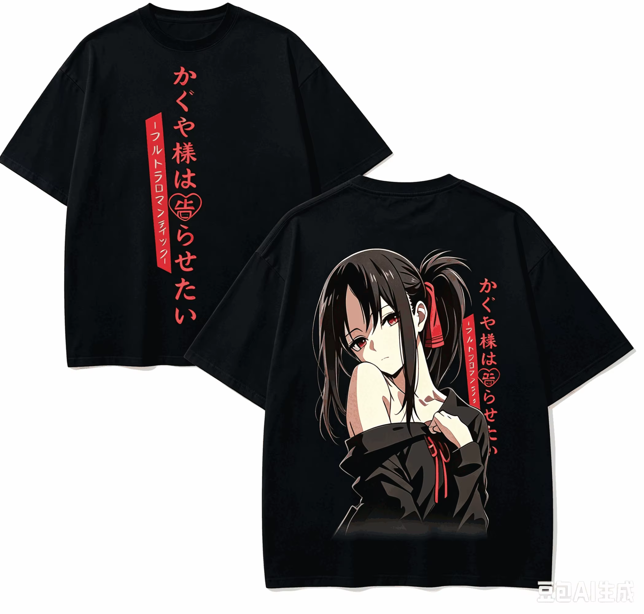 T-shirt Kaguya-sama Love Is War pour les amateurs d'anime, en coton Harajuku, nouveau modèle, mode r