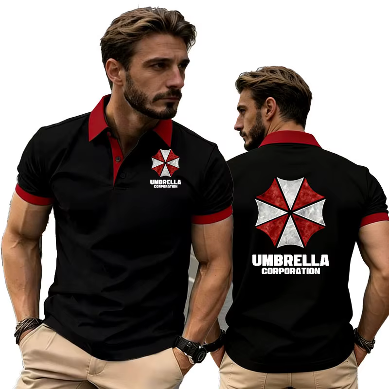 Nouveau polo homme grande taille confortable et absorbant la transpiration, à manches courtes, avec