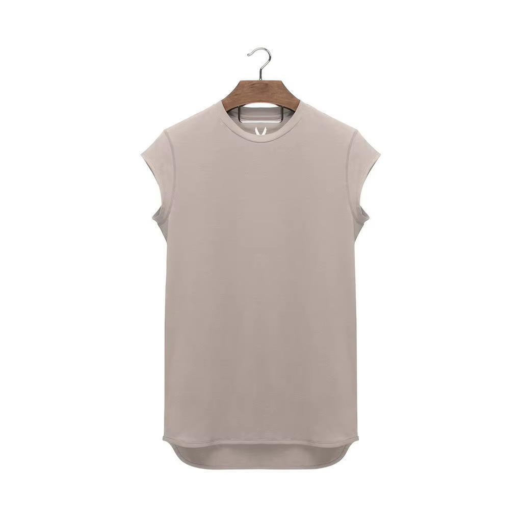 Manches chauve-souris t-shirt hommes entraînement GYM Fitness t-shirts Moto Biker hauts Hip Hop Stre