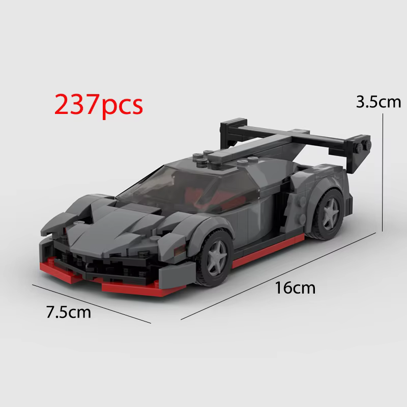 MOC Speed City Car Champion importer décennie ks, Inboulon smile Car, Classic Brick Racing, Super Te