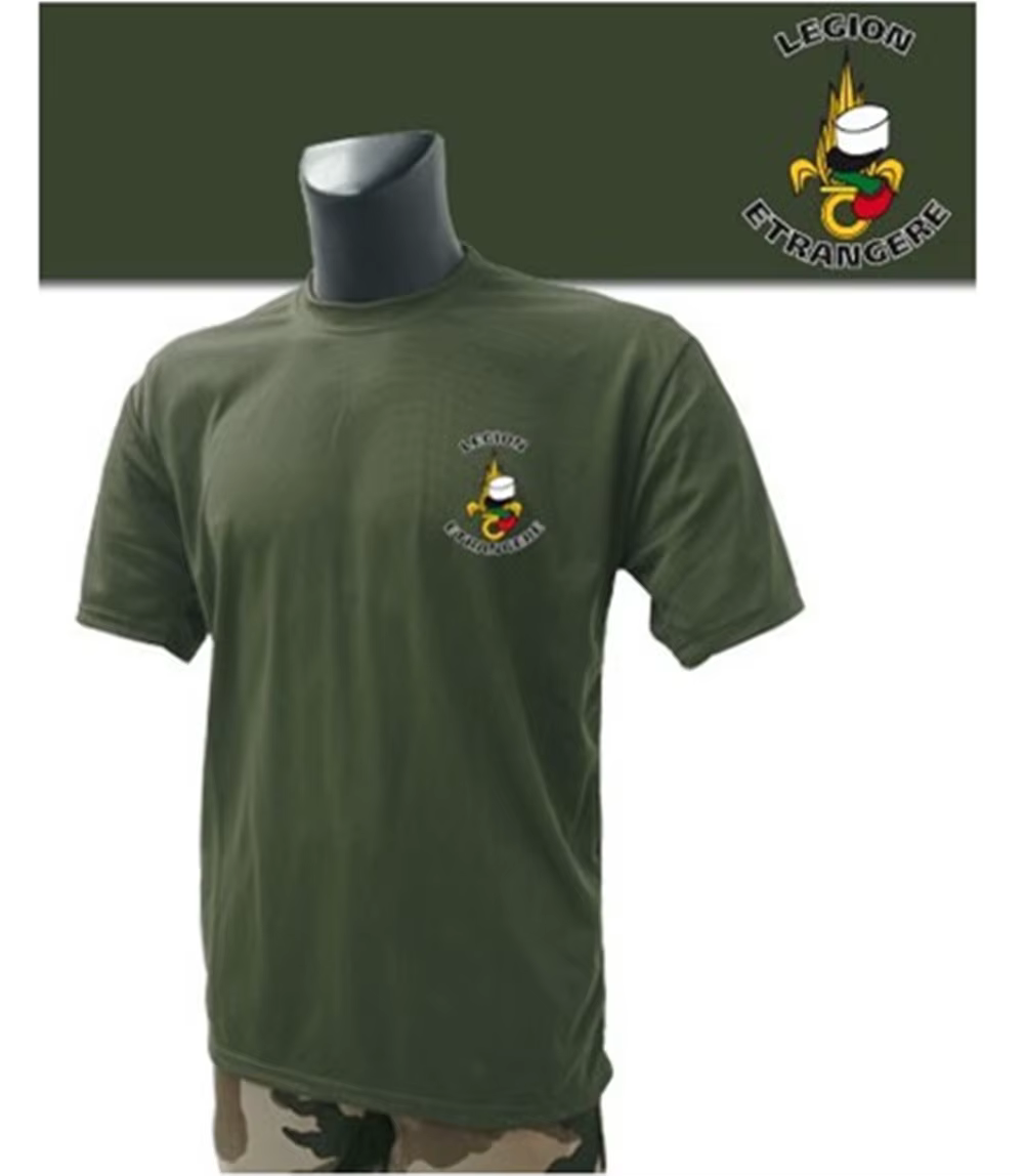 Légion étrangère française-légion étrangère hommes T-Shirt à manches courtes décontracté 100% coton 