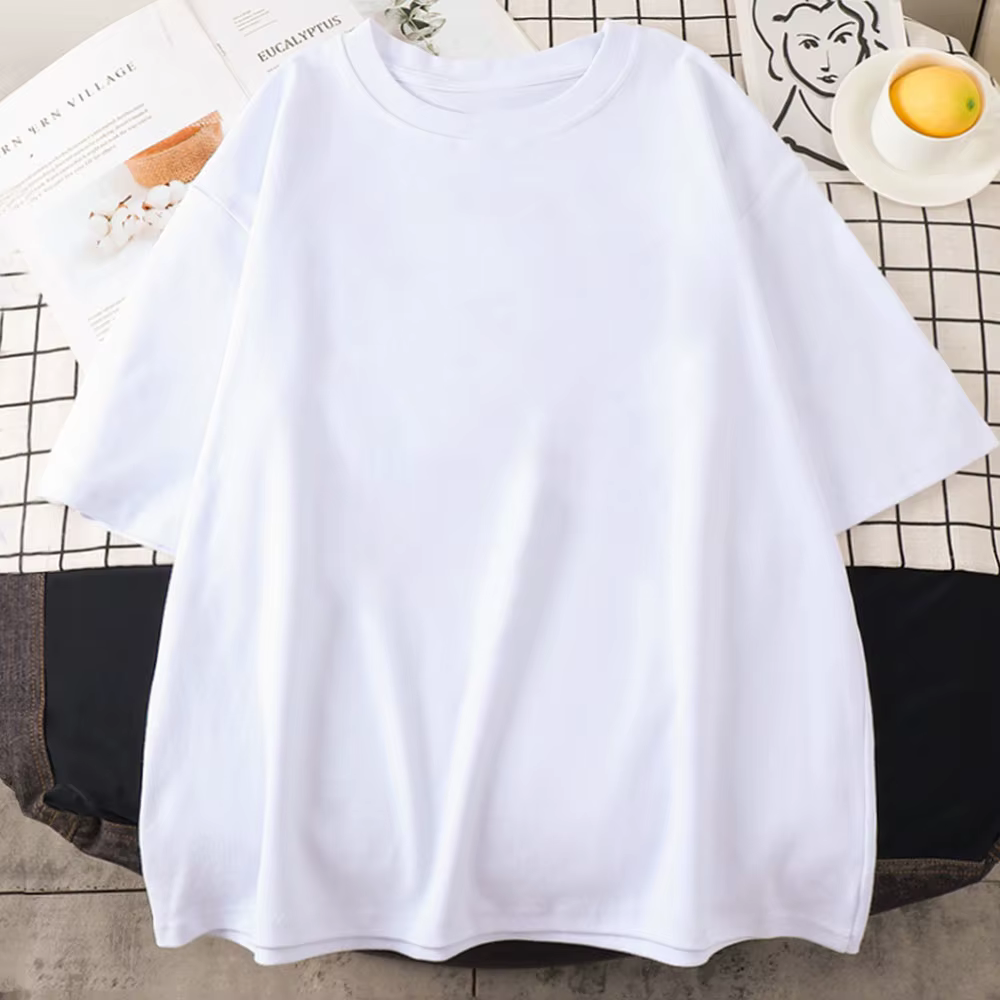 Bleu archives Koharu chemises 100% coton t-shirts occasionnels Kawaii personnage Anime T-shirt Manga