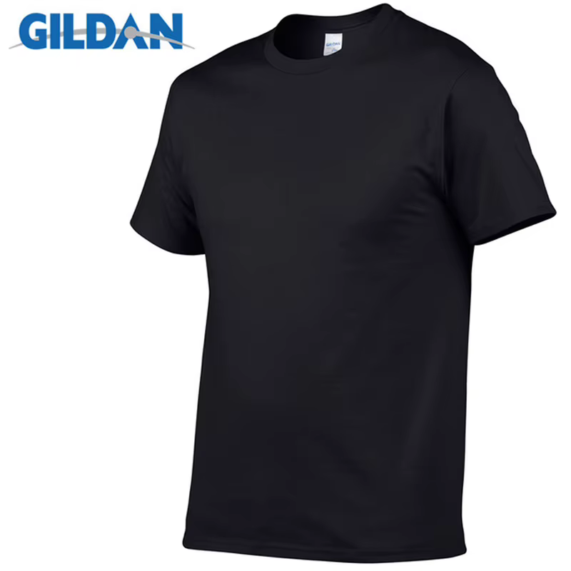 Gildan-T-Shirt à manches courtes pour homme, 100% coton, résistant, confortable et respirant, vêteme