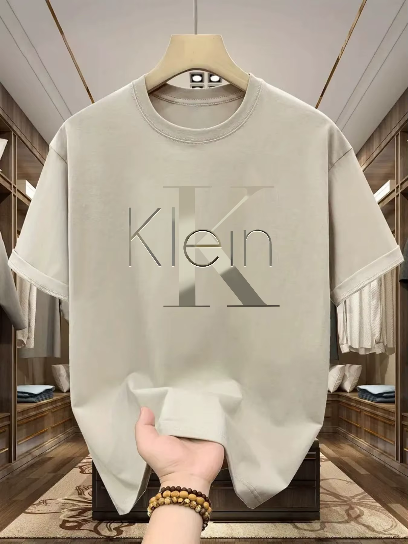 T-shirt unisexe de luxe léger, tendance, 100 % coton, pour homme et femme, été, haute qualité, manch