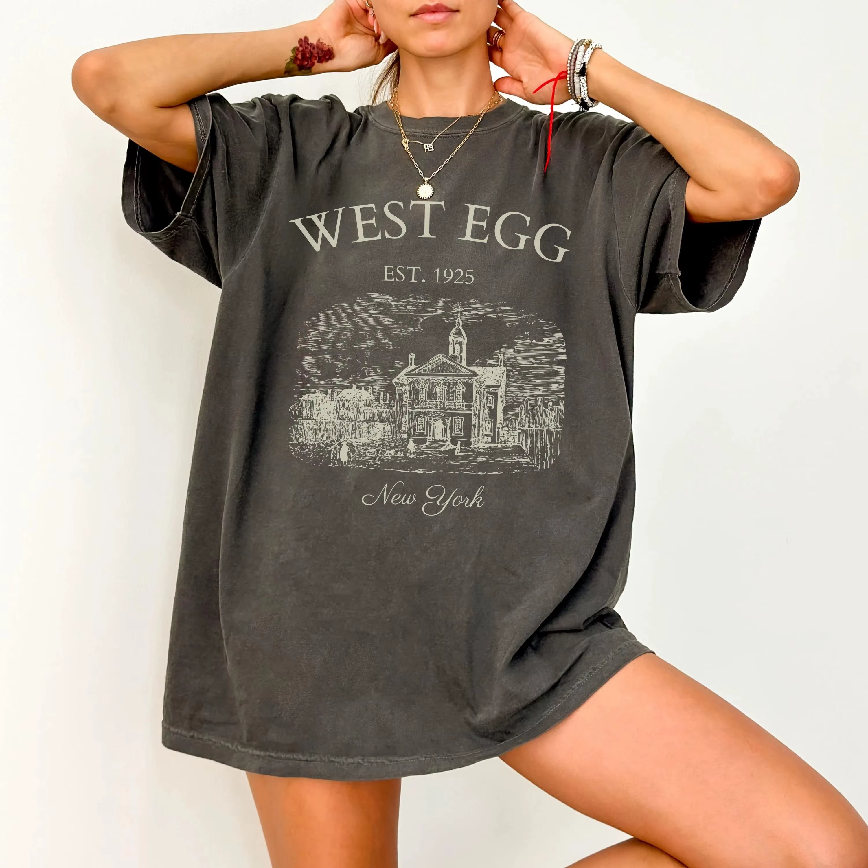 T-shirt d'été pour femme style Great Gatsby, pour les amoureuses des livres, en coton respirant, à m