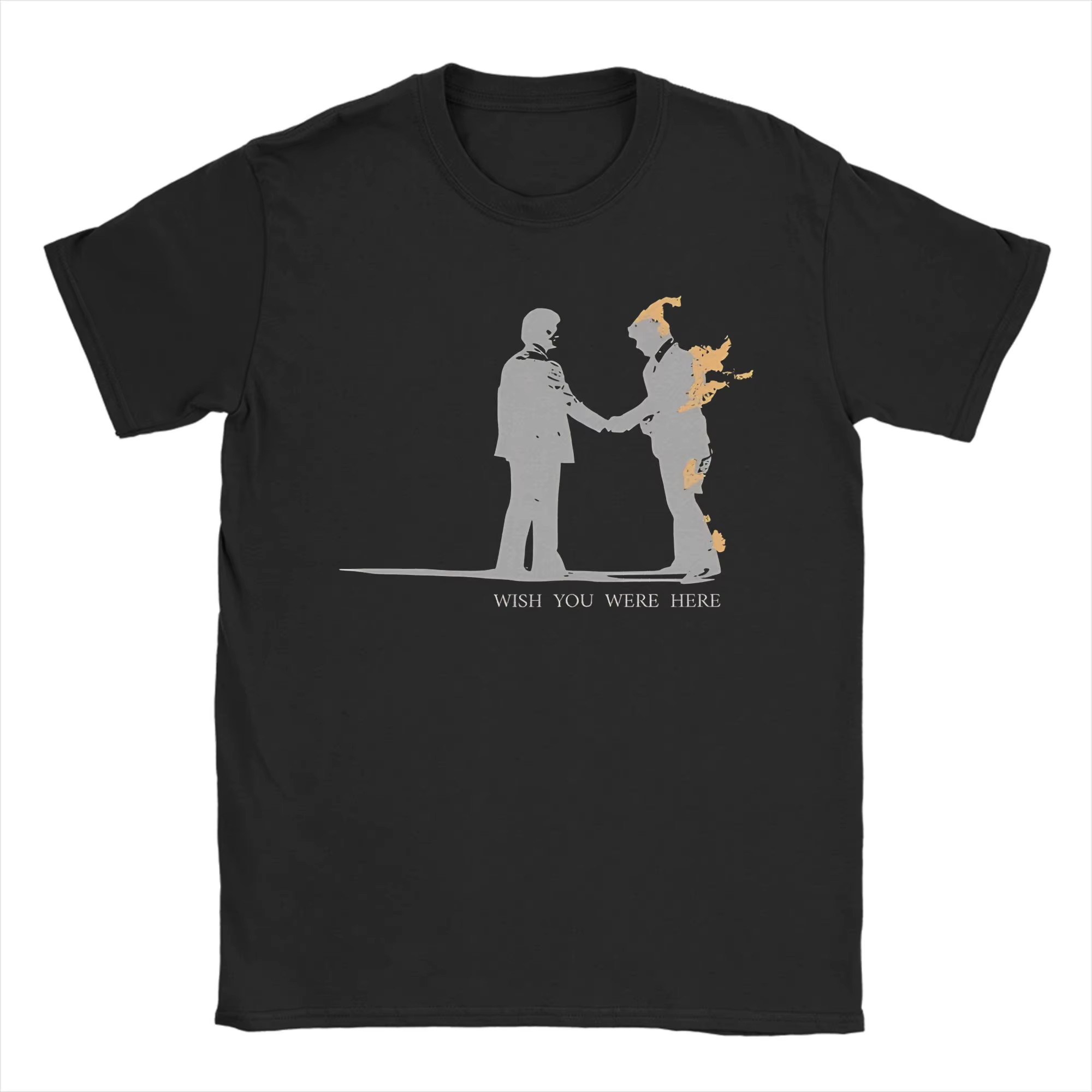 Pink Floyd vous souhaite ici T-Shirt en coton pour Couple été t-shirts géniaux T-Shirt respirant sur