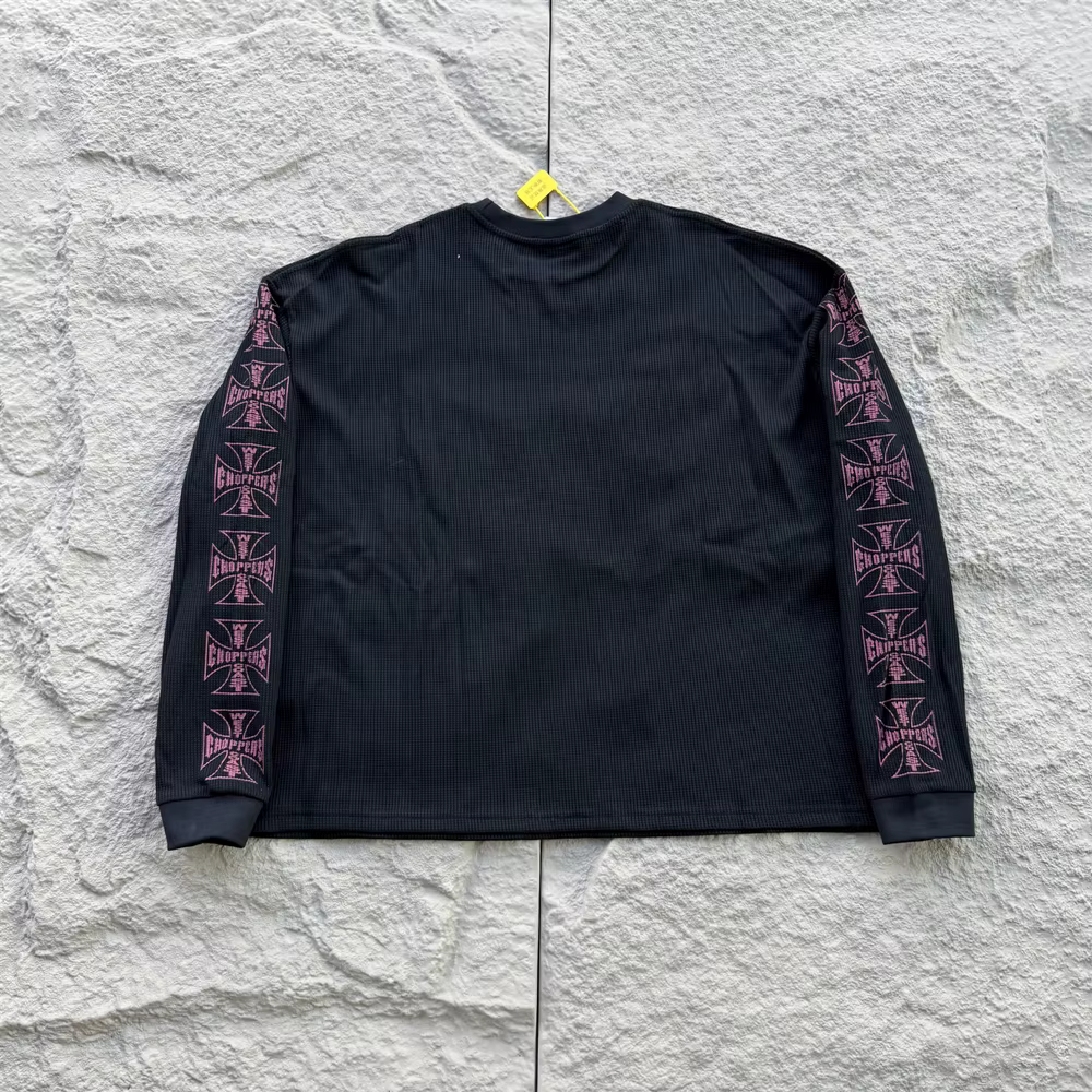 T-shirt vintage imprimé en tissu gaufré de style américain, streetwear de haute qualité, coupe overs