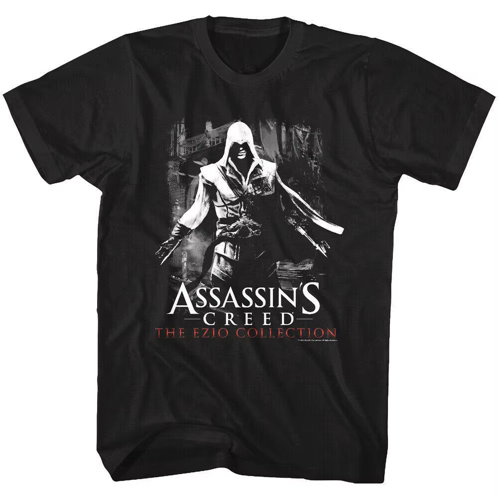 Assassins Creed - T-shirt à manches courtes pour hommes, collaboration avec le jeu