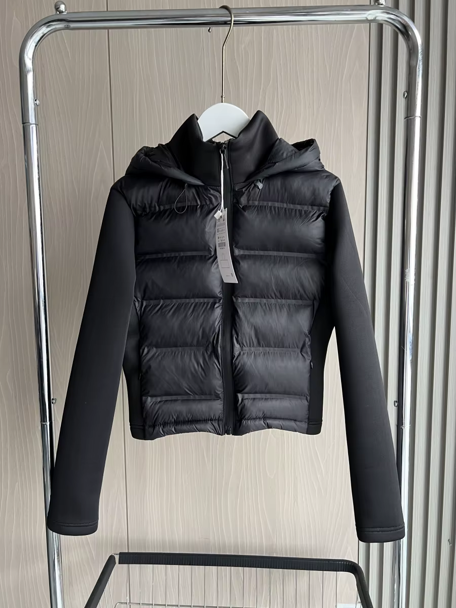 2025 hiver nouveauté doudoune chaude légère pour femme avec manches longues et manteau de sport à ca