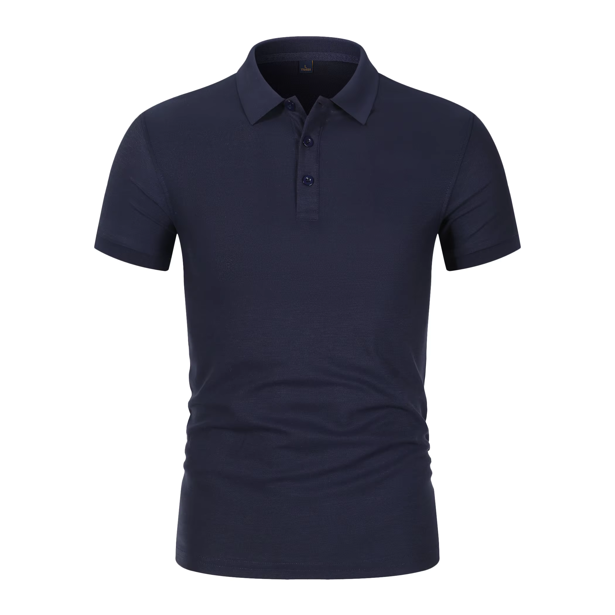 Polo d'été décontracté et respirant pour hommes, confortable, couleur unie, T-Shirt à manches courte