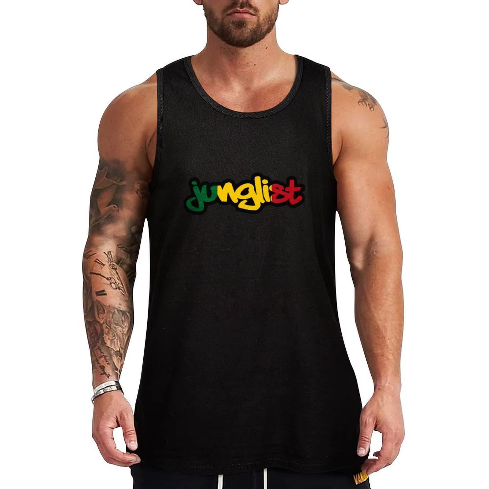 Rasta Junglist Tank Top Haut de gamme respirant et léger