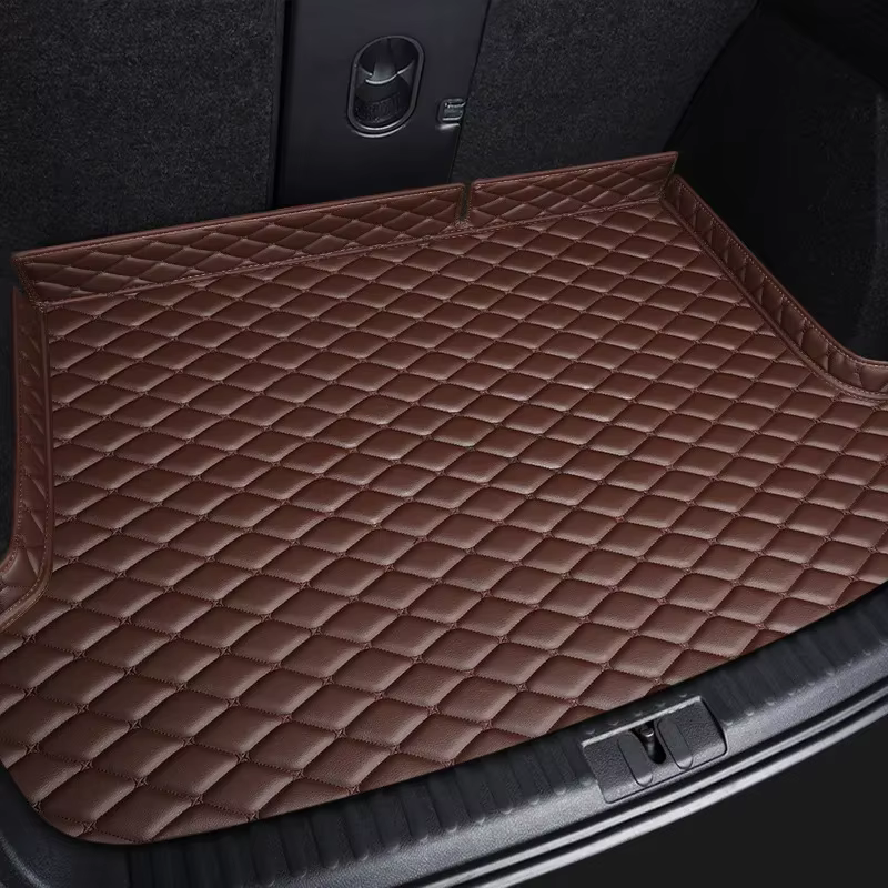Tapis de coffre de voiture personnalisés en cuir PU, pour Volkswagen VW Polo 2019-2022 2014-2018 201