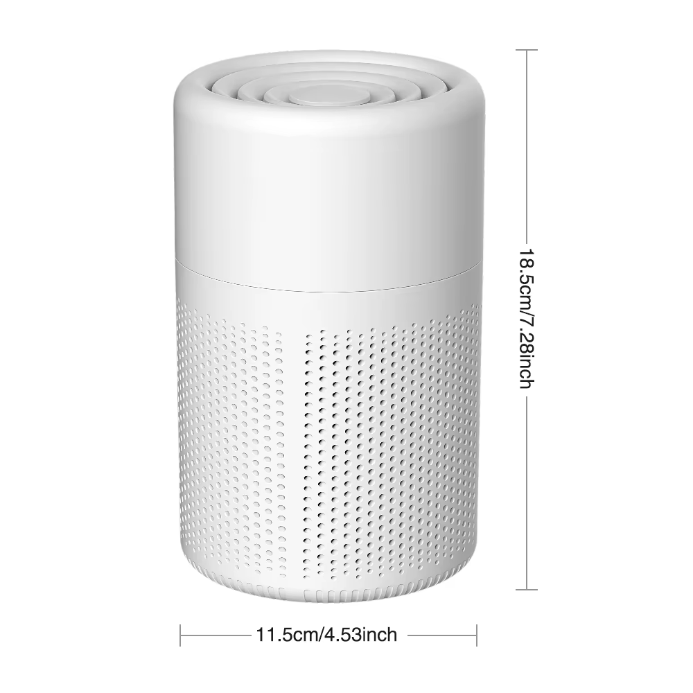 Purificateur d'air avec H13 HEPA + filtre à charbon actif double purification pour 20 ㎡   Chambre lu