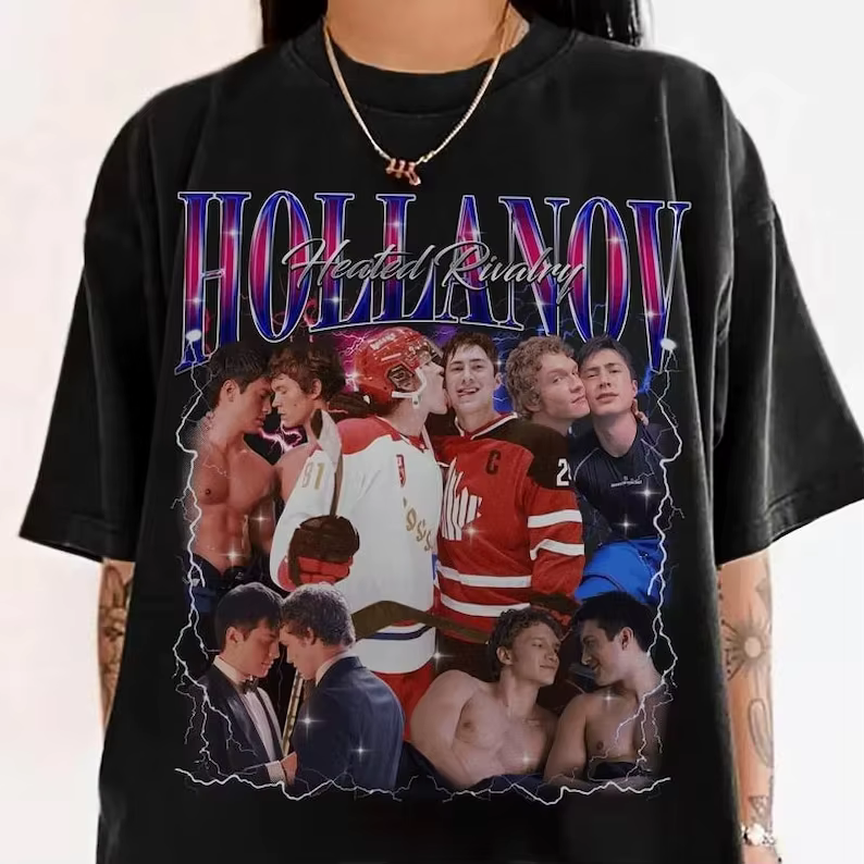 T-shirt chauffant Team Hollanov, T-shirt chauffant Rivality, T-shirts Hudson Williams Connor Storrie