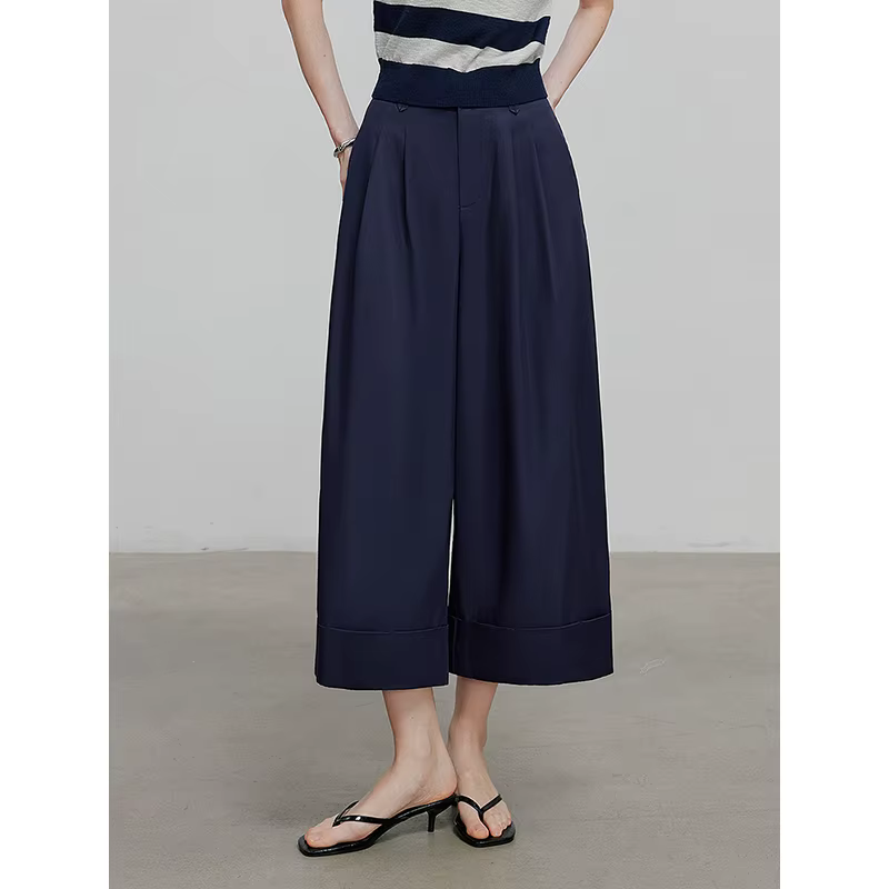 TOYOUTH femmes pantalons décontractés 2025 été nouveau Lyocell pantalons longs